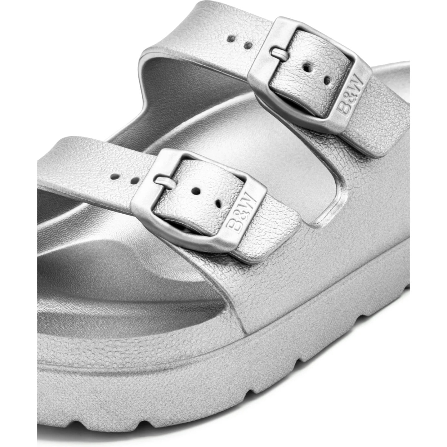 Sandalias de Niña Doble Hebilla Plata