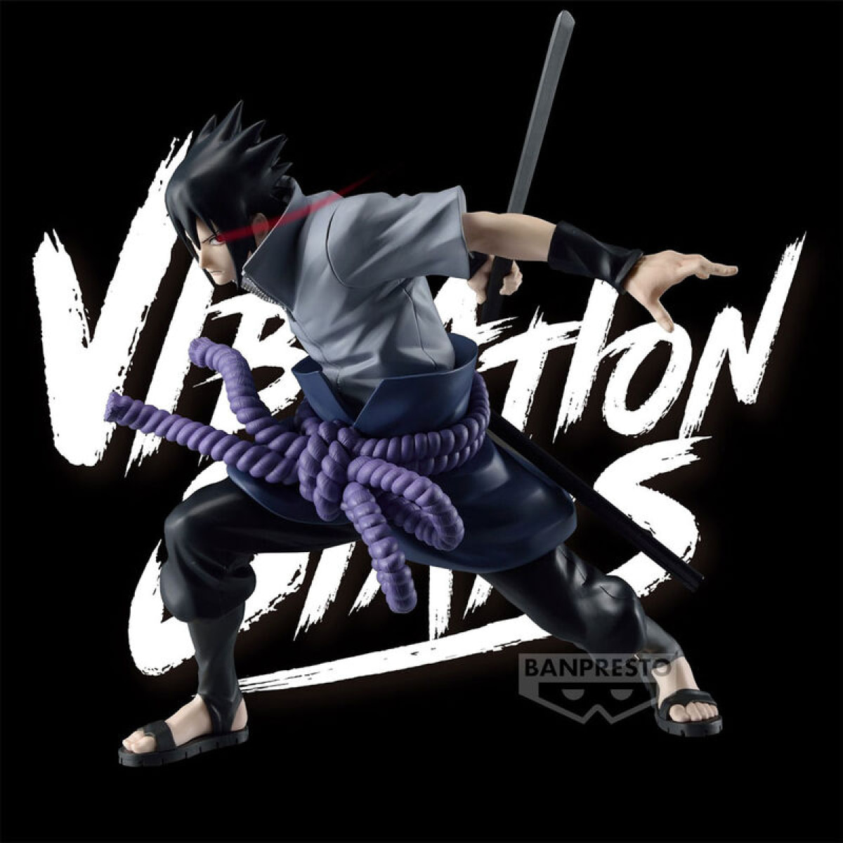 Naruto Shippuden Vibration Stars Sasuke Uchiha Iii Figura 13cm Banpresto