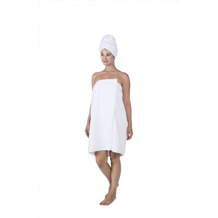 Set Paréo et serviette à cheveux