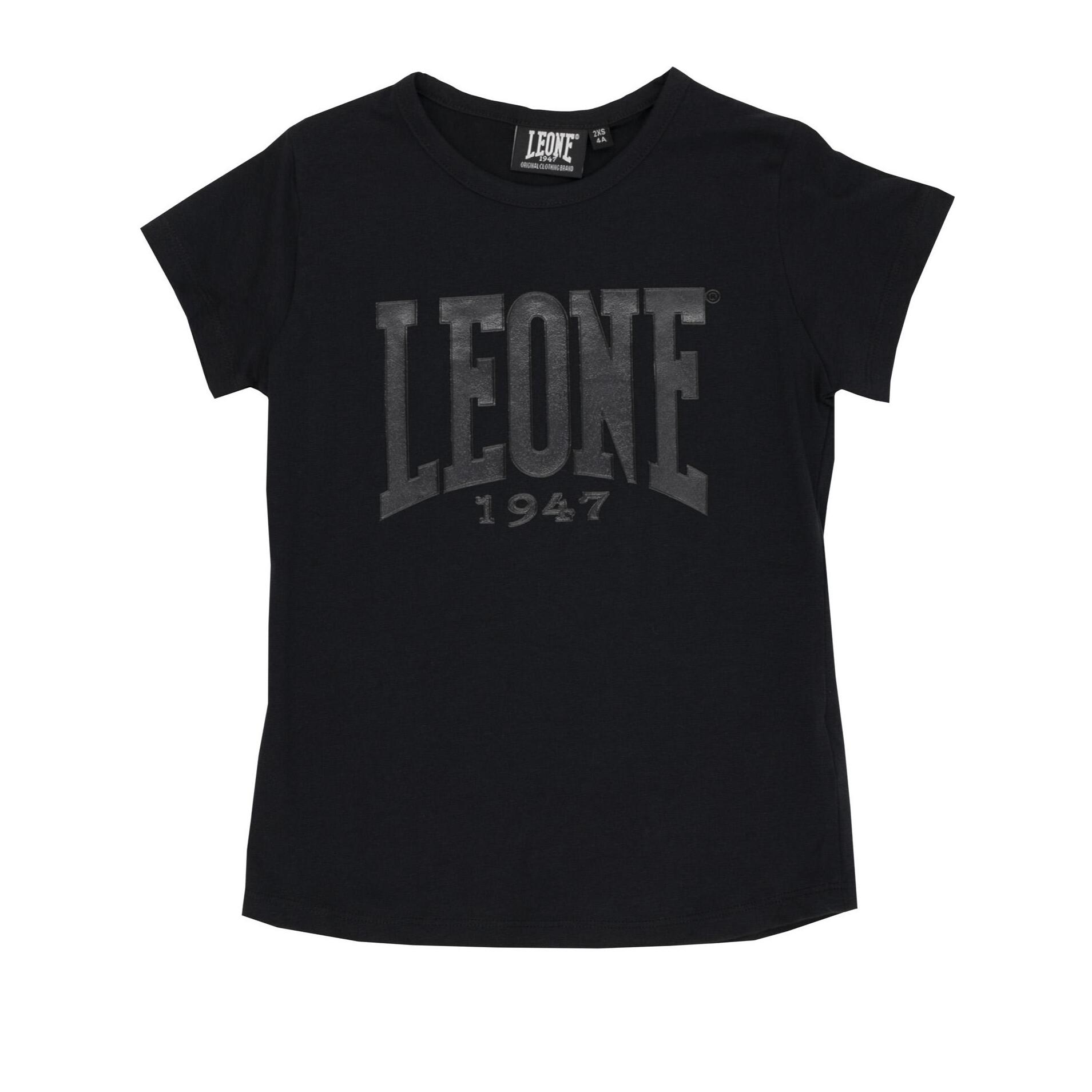 Camiseta niña Leone manga corta Negro