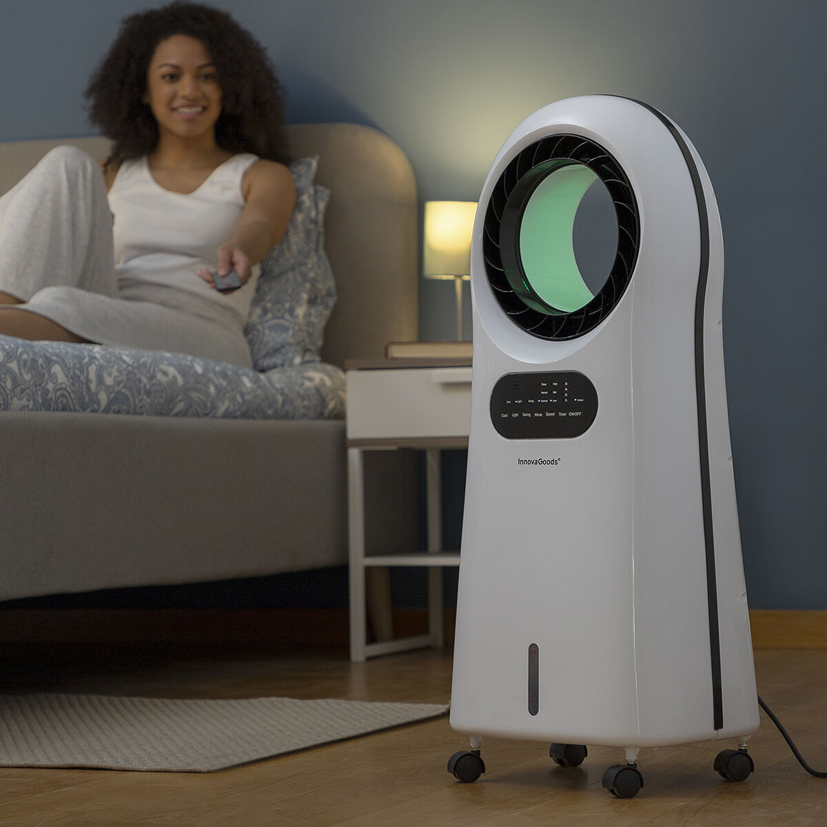 Condizionatore Evaporativo Ionizzatore senza Ventole con LED Evareer InnovaGoods