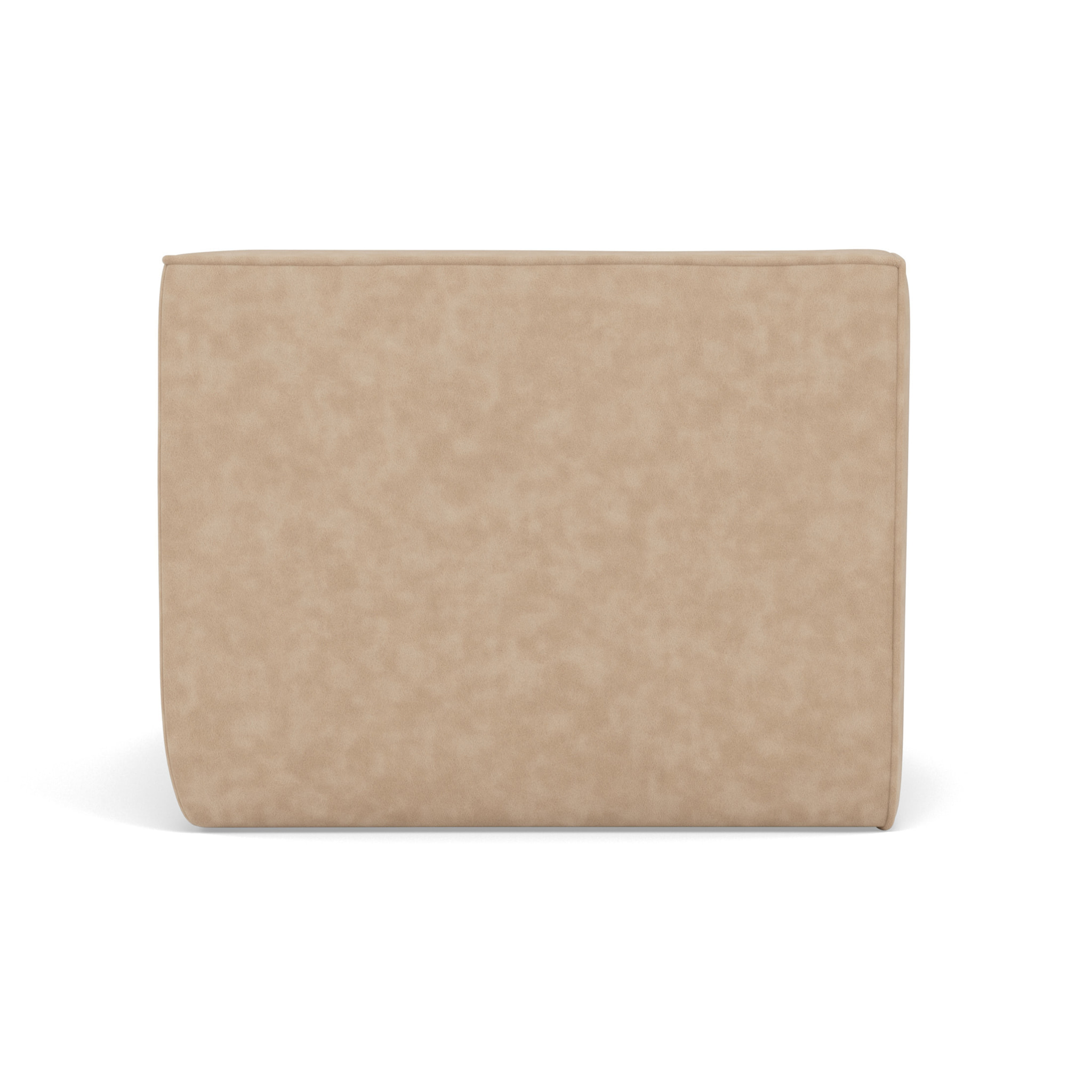 Alya - module d'angle en simili - Beige