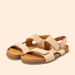 Sandalias N6003 NOBUCK CREAM / HORIZON color Cream