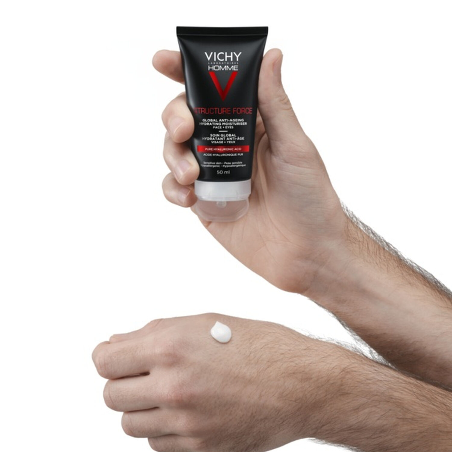 Structure Force - Soin Global Hydratant Anti-âge 50ml + Dercos Energy+ format voyage 50 ml