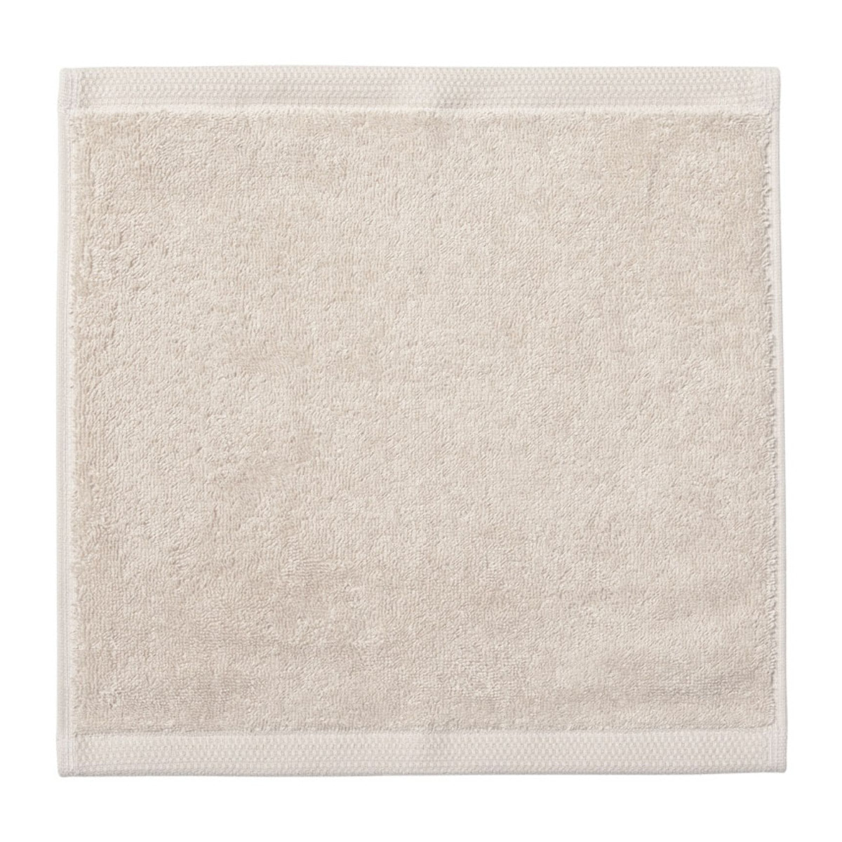 Carré visage uni en coton biologique, ESSENTIEL, Marron Gazelle