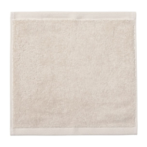 Carré visage uni en coton biologique, ESSENTIEL, Marron Gazelle