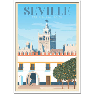Affiche - Seville - Olahoop Travel Posters