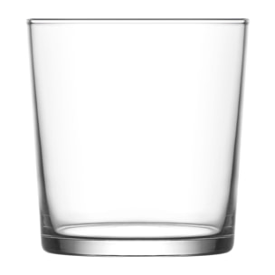 Lot de 4 gobelets bonita 34.5cl en verre transparent forme haute