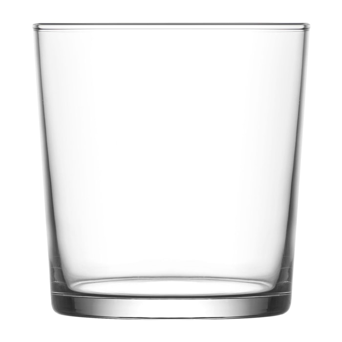 Lot de 4 gobelets bonita 34.5cl en verre transparent forme haute