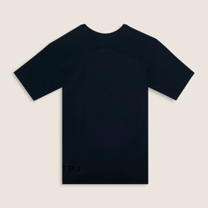 T-shirt slim con stampa lucida sul davanti