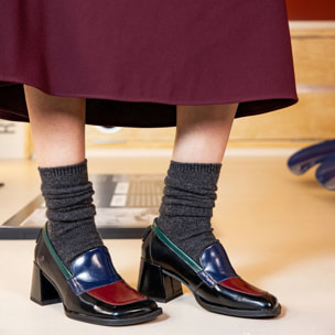 Zapatos con tacón 1705 NAPPA SHINNY CHAMPAGNE-FLAMINGO/ VERONA color Champagne-flamingo