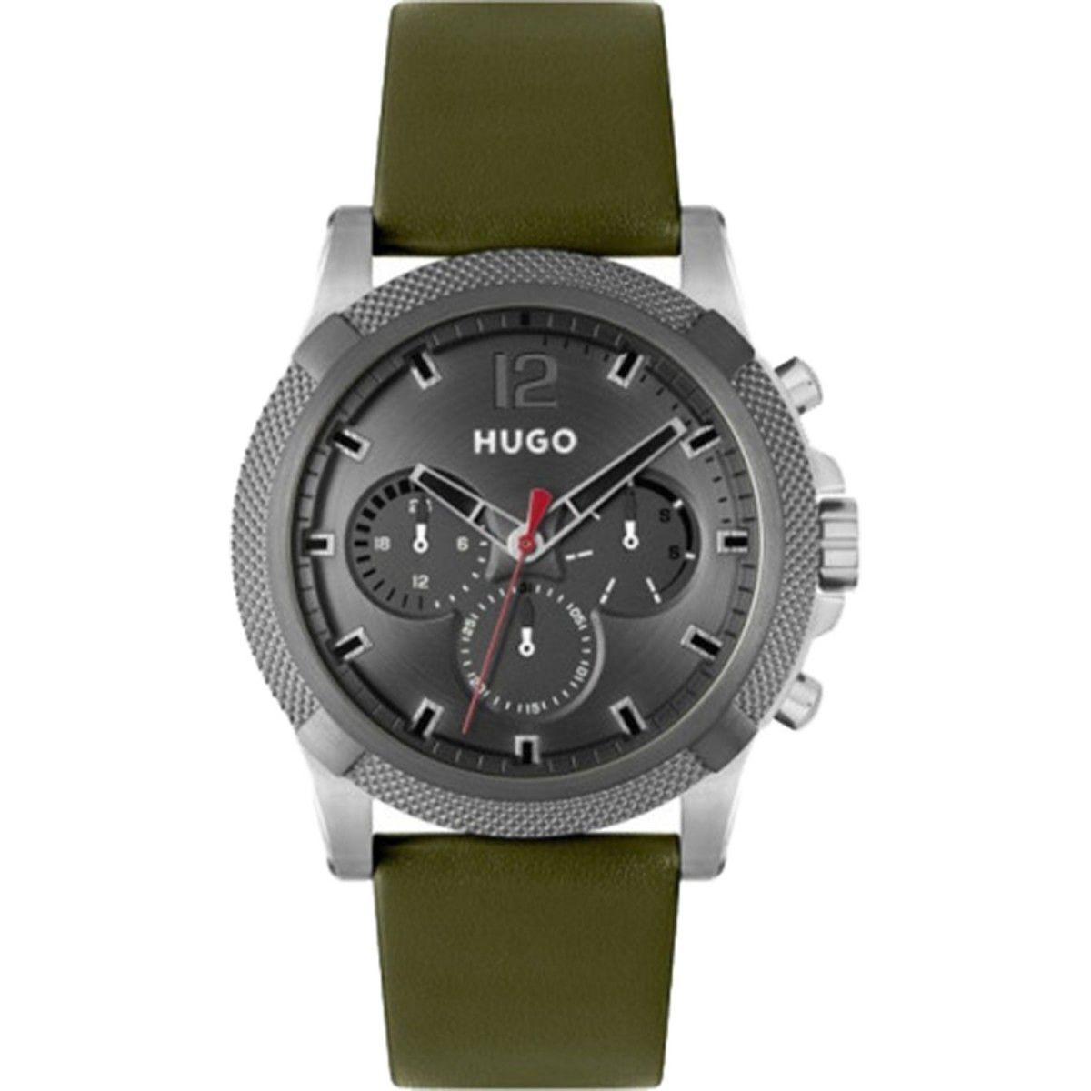 Reloj Hugo 1530293 Hombre Analogico Cuarzo con Correa de Cuero