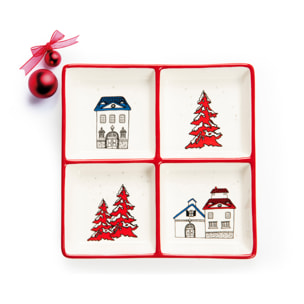 Plat de service Excelsa - Innsbruck, Céramique Blanche