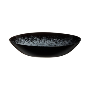 6 assiettes creuses noires 20 cm Slate - Luminarc