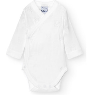 Body cruzado bebé calado ositos