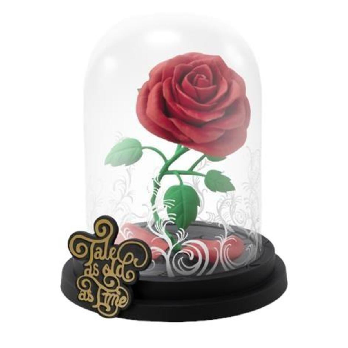 Disney La Bella E La Bestia Rosa Incantata Statua 12cm Abystyle