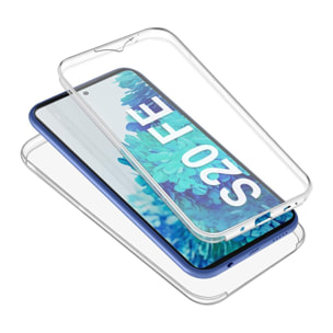 Coque Samsung Galaxy S20 FE 360° intégrale Protection avant et arrière silicone transparente