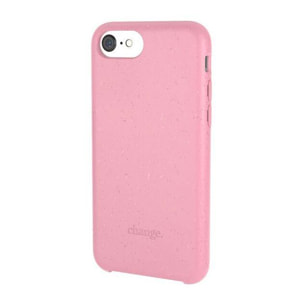 Coque avec cordon WOODCESSORIES iPhone 6/7/8/SE Tour de cou Bio rose