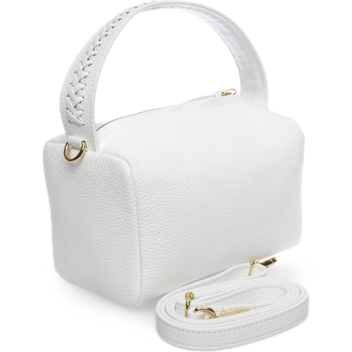 Borsa a mano Anna Luchini Bianco