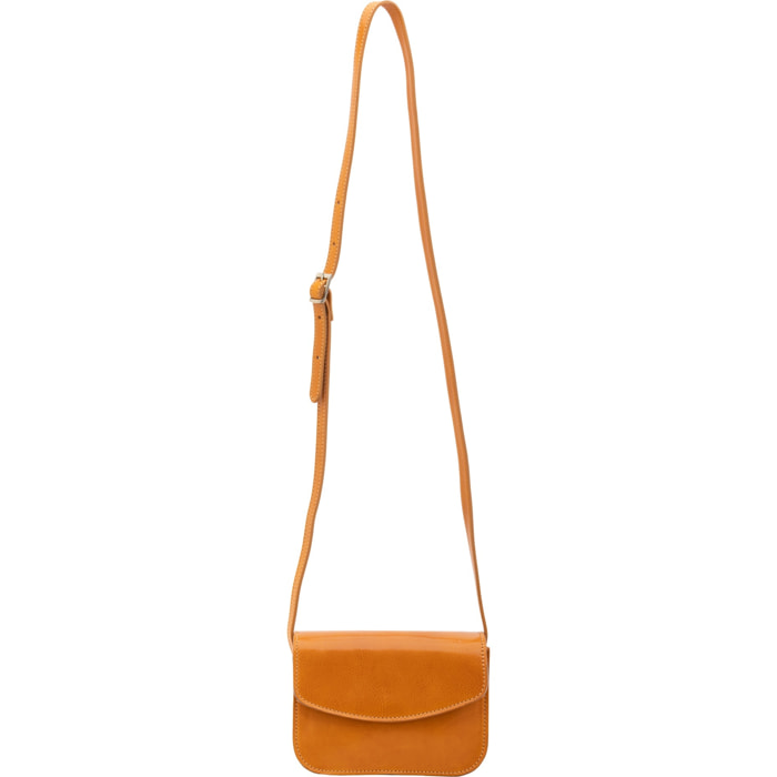 Borsa a tracolla da donna - Modello False - Vera pelle - 19.0 x 13.0 x 9.5 cm