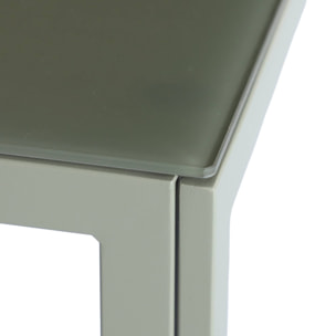 Salon, table de jardin aluminium 9 places CONVIVIO