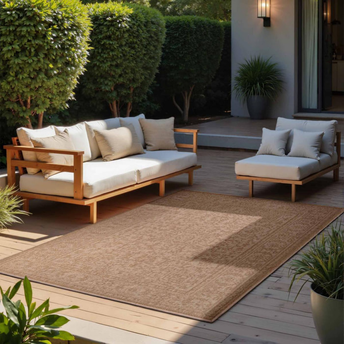 Tapis exterieur Rectangulaire Oriental