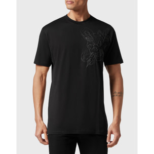 PHILIPP PLEIN T-Shirt Round Neck SNAKE