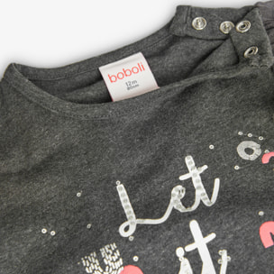 Camiseta punto de bebé niña -BCI