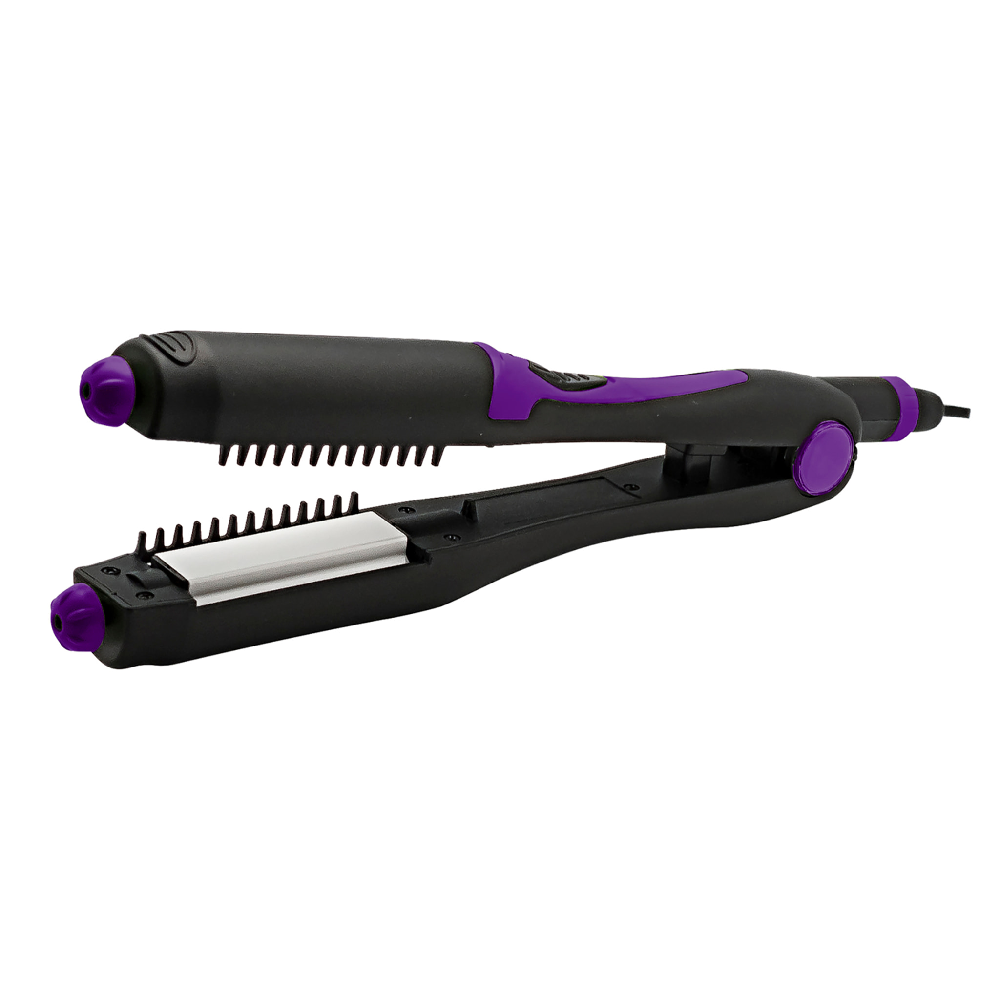 Lisseur Professionnel Magic Interchangeable 4 plaques - Noir et lilas - 35W