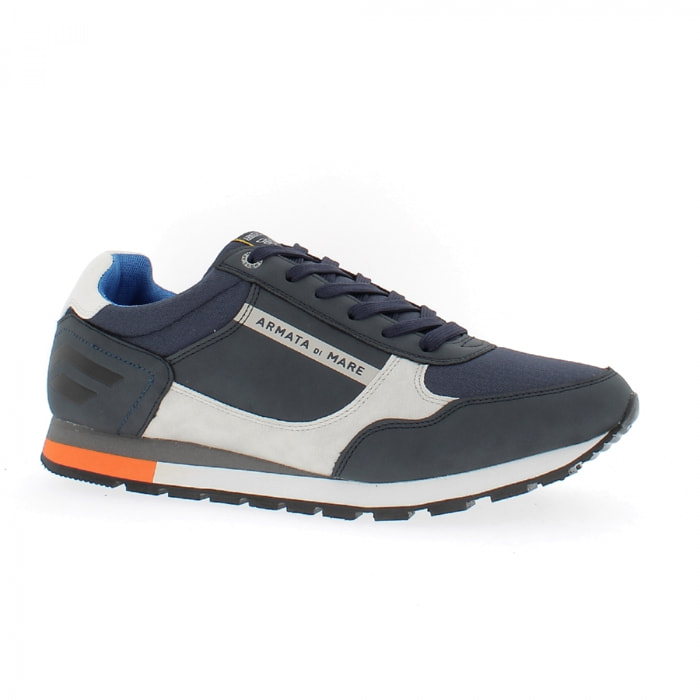 Armata di Mare Scarpe Uomo Sneakers Vintage Running con Soletta Rimovibile in Memory Foam AMU W22N236 Navy