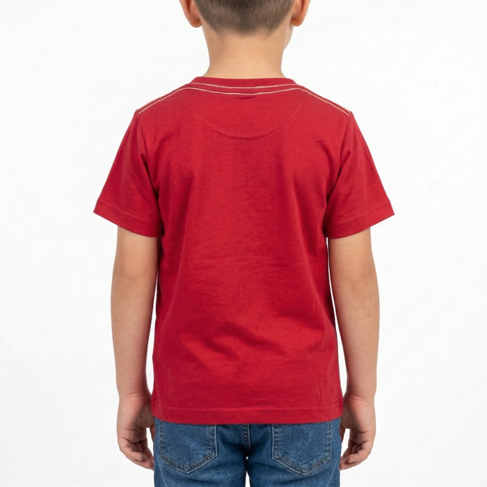 T-shirt maniche corte con logo stampato