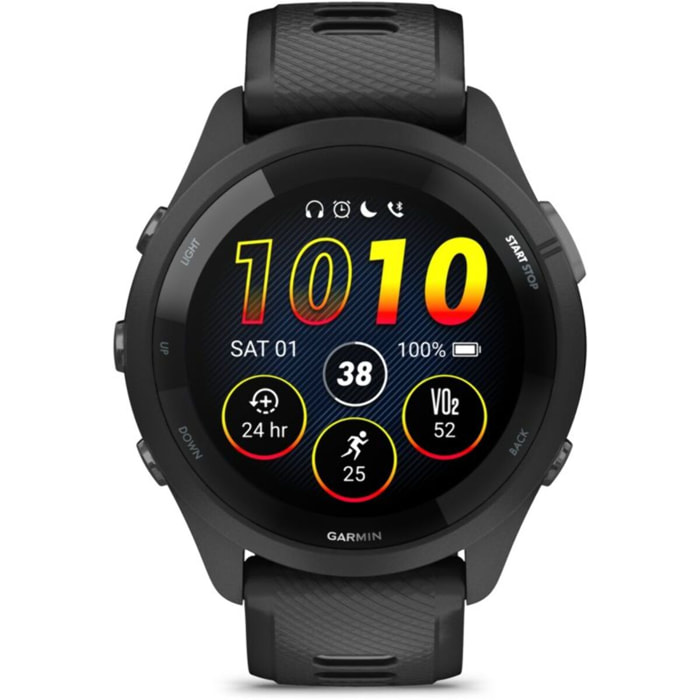 Montre connectée GARMIN Forerunner 265 Music Noire / GRIS AMOLED GPS IP6X