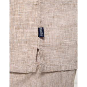 Camisa Lino Beige - Deon