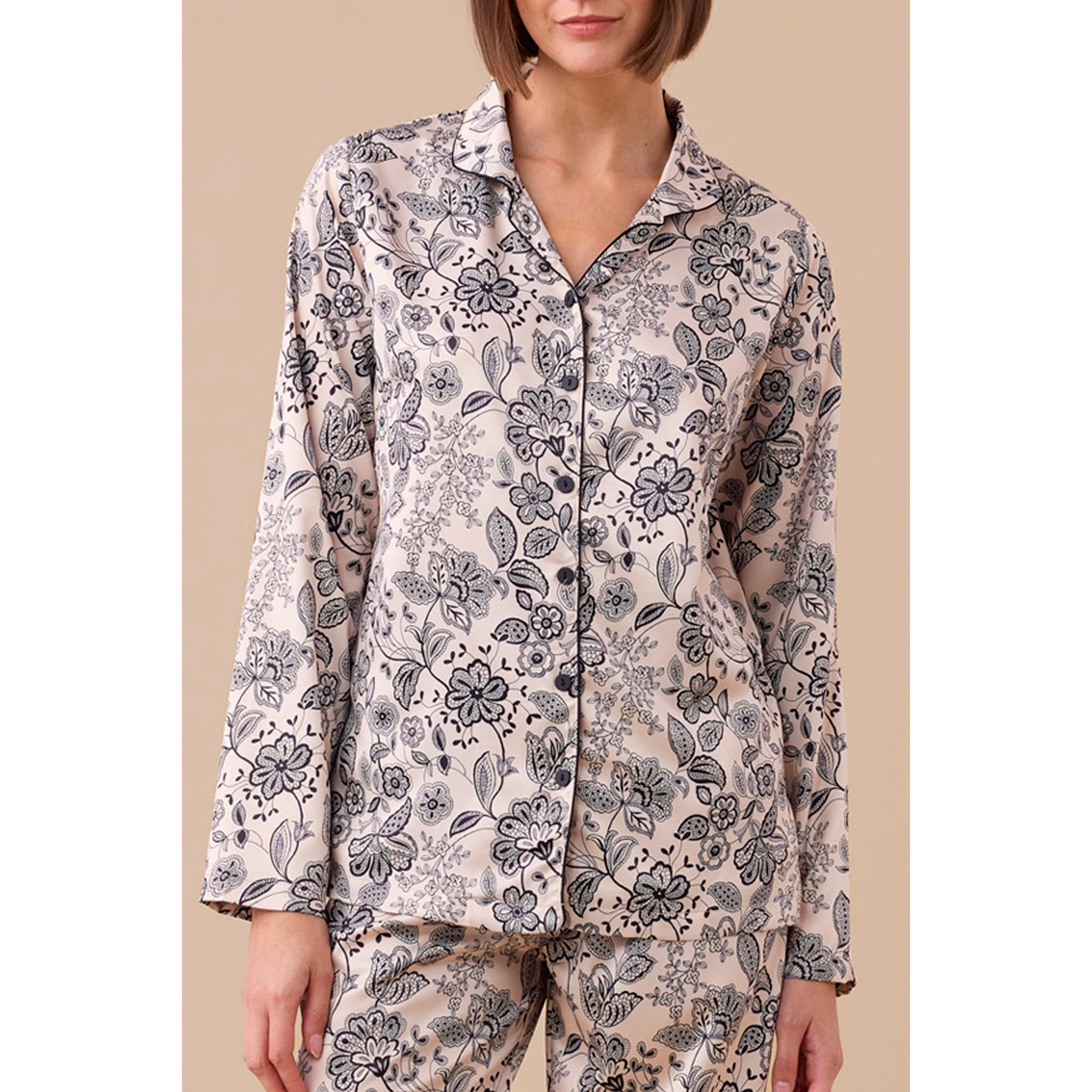 Pigiama donna in raso articolo poule. Noidinotte