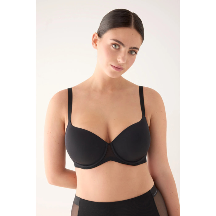 Reggiseno con ferretto con imbottitura Nero