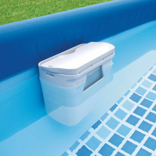 Intex 48402NP - Piscina Fuori Terra Quadrata per Cani, con Pompa Filtro 1136 L/h, 152x152x30 cm