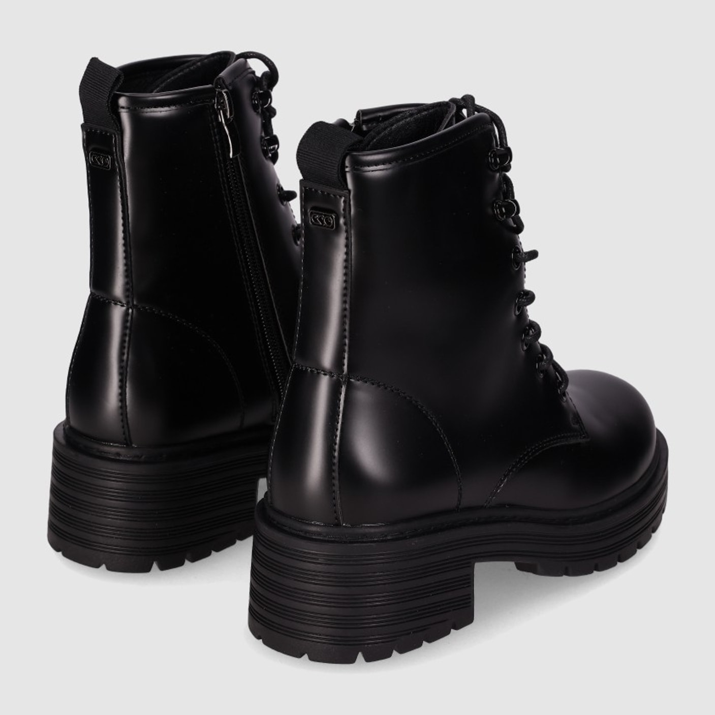 Botines - Negro - Tacón: 4 cm