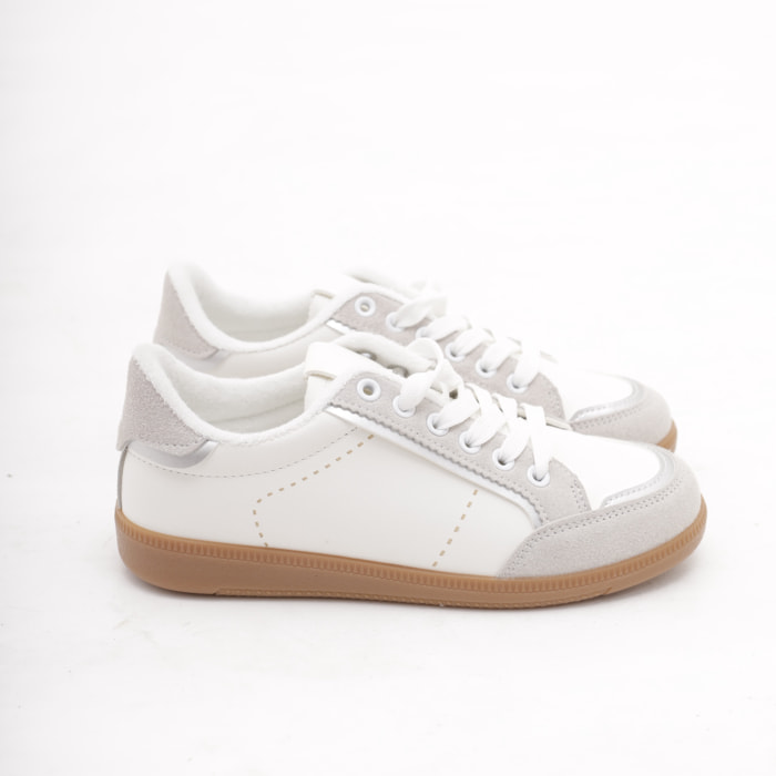 SNEAKERS SIMPLE CHOCOLA' BIANCO