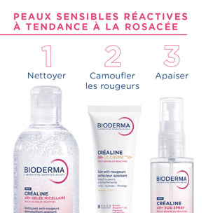 Crealine AR+ - CC Crème SPF50+ - Soin anti-rougeurs perfecteur apaisant