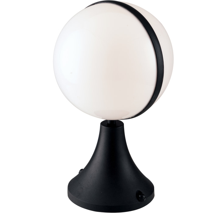 Lume per esterno ORBIT nero con diffusore bianco (1xE27) IP44