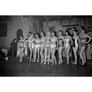 Tableau photo Miss Univers - Paris, 1952 Tableau plexiglas