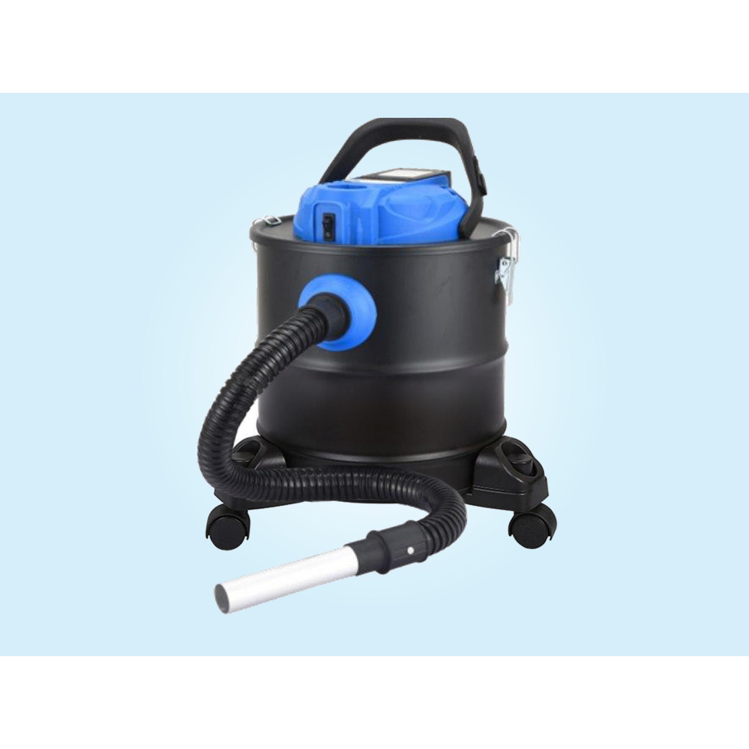 Aspirateur à cendres avec batterie lithium rechargeable de 18V et double filtre