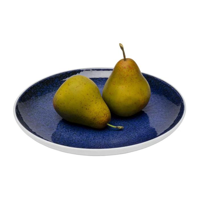 Assiettes Partito 22cm bleues set de 6 Kare Design