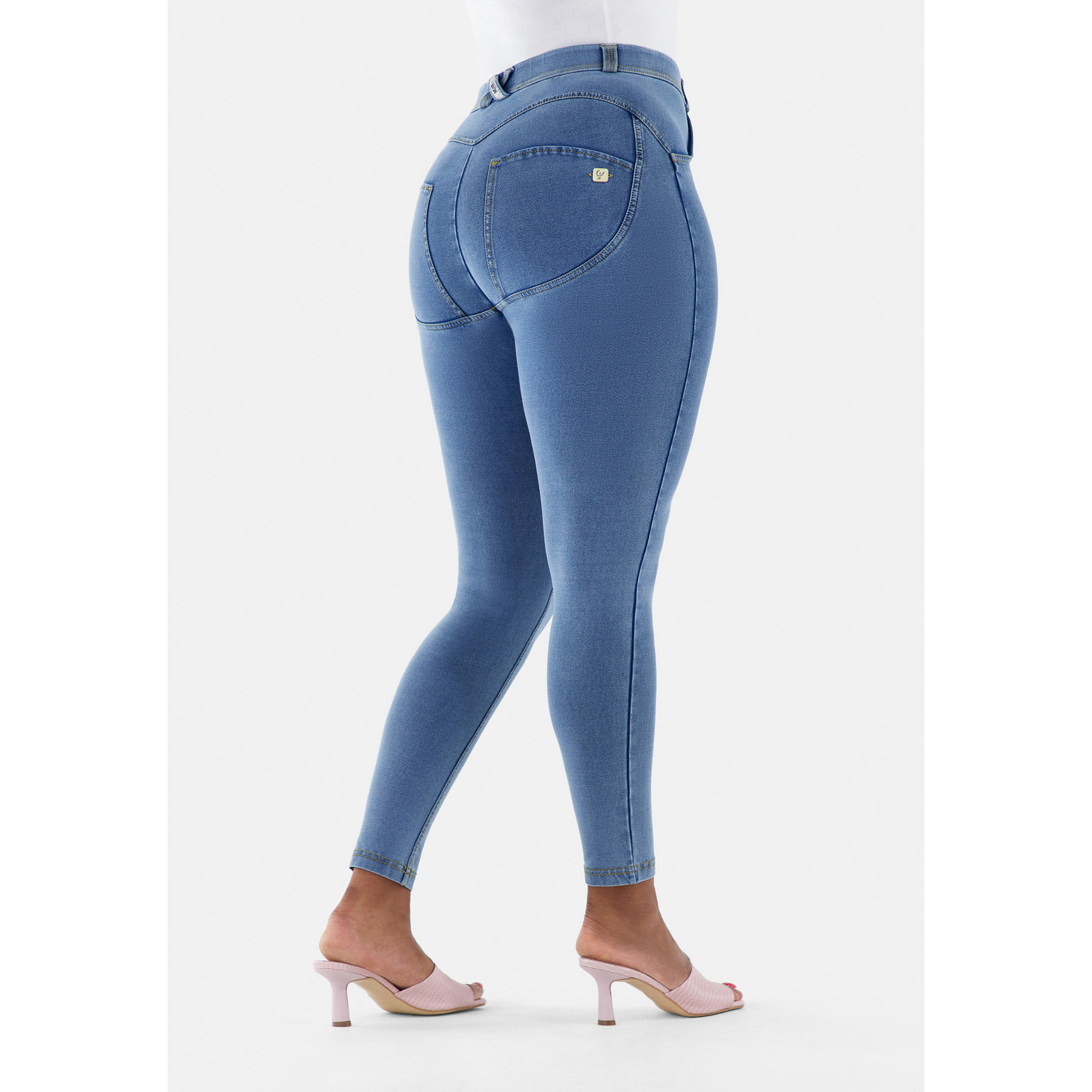 Jeggings push up WR.UP® 7/8 curvy con gamba superskinny