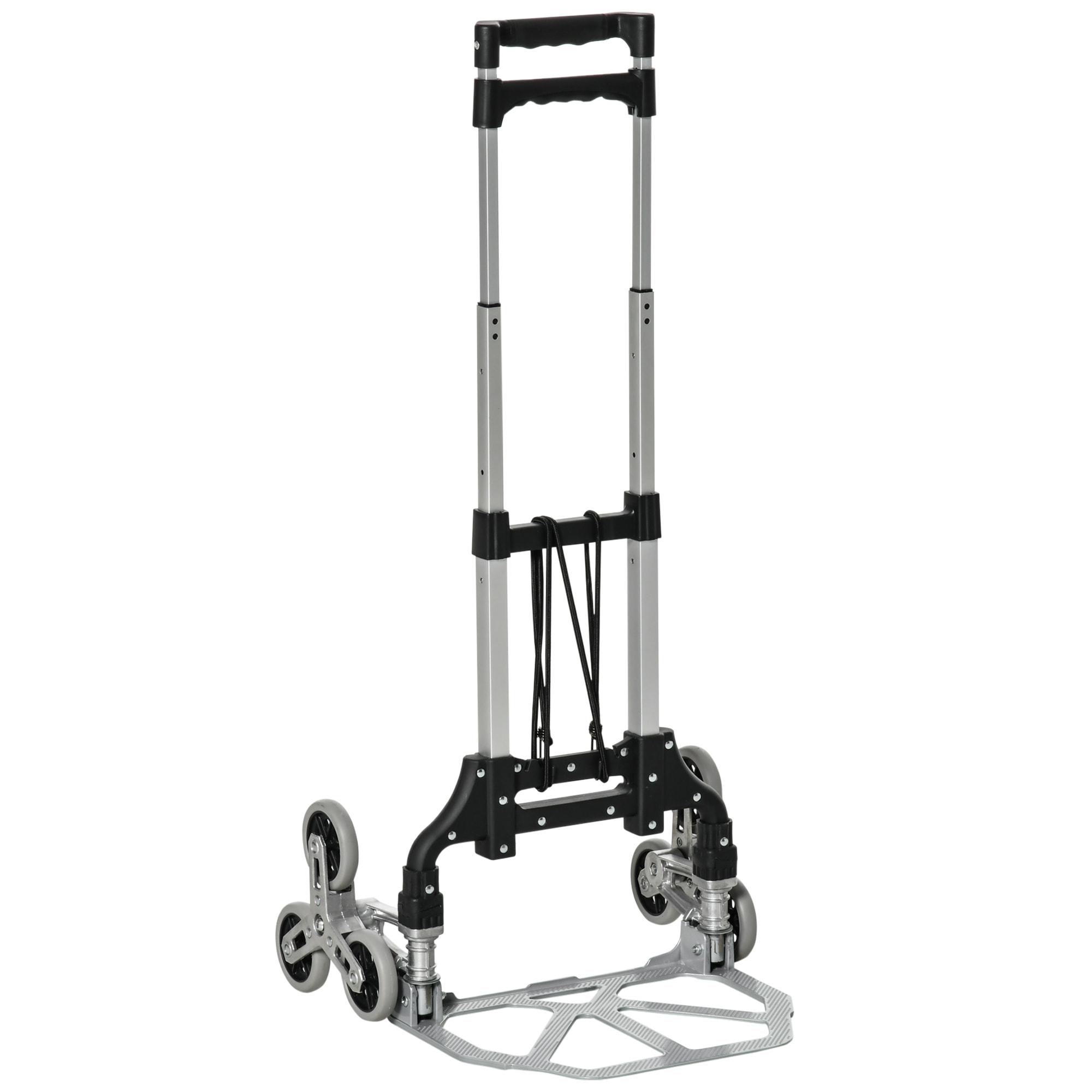 Carretilla de Mano Portátil para Escalera con Ruedas Carga 70kg Carretilla Plegable para Entrega Almacenes Mercado Viajar Mudarse