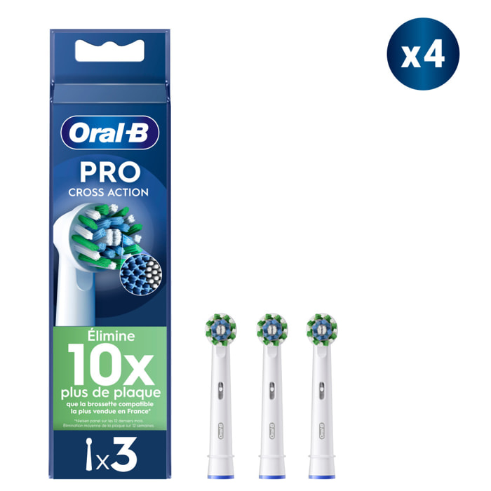 Oral-B Pro Cross Action - 12 Brossettes