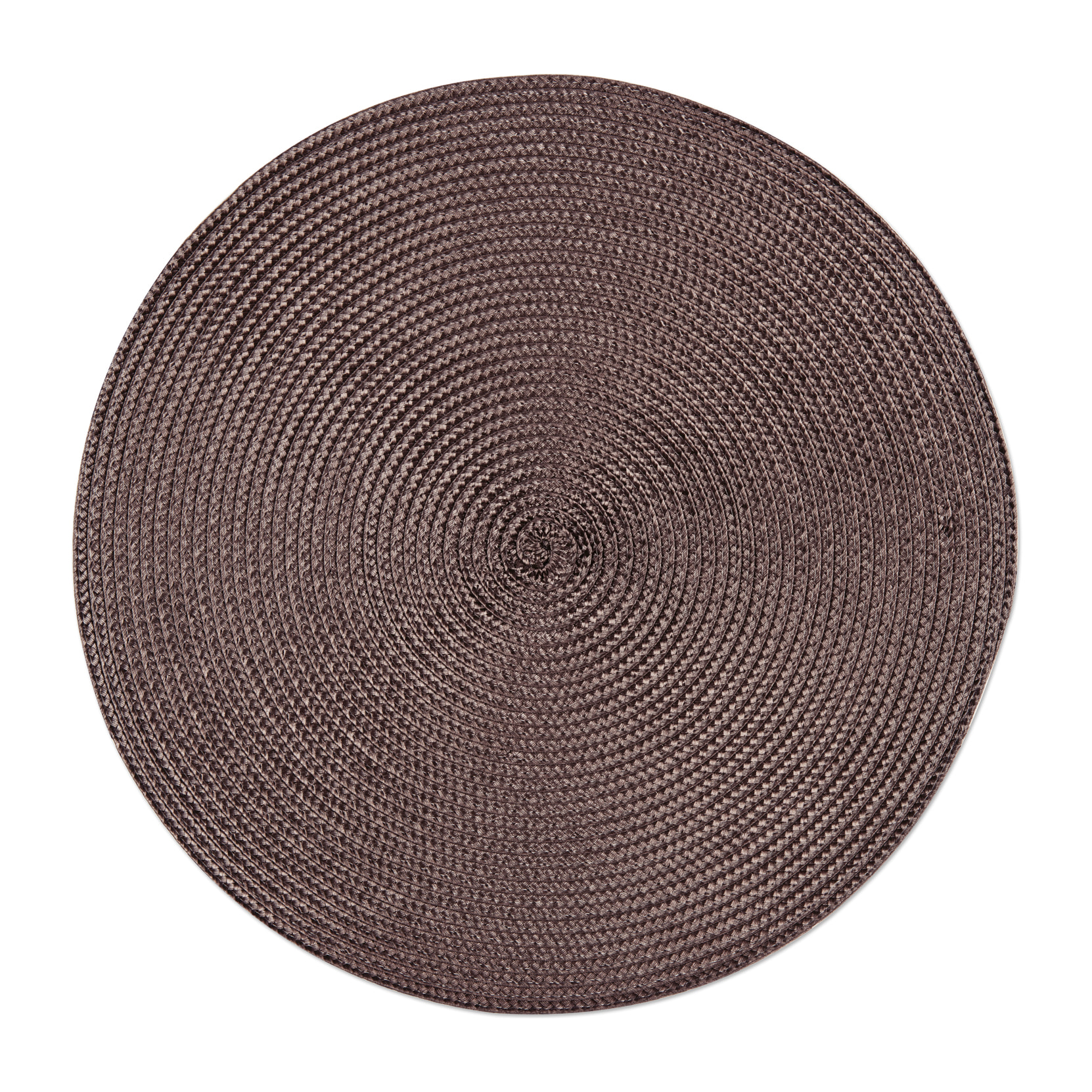 Set de 6 sets de table ronds Excelsa – Round, Polypropylène Marron
