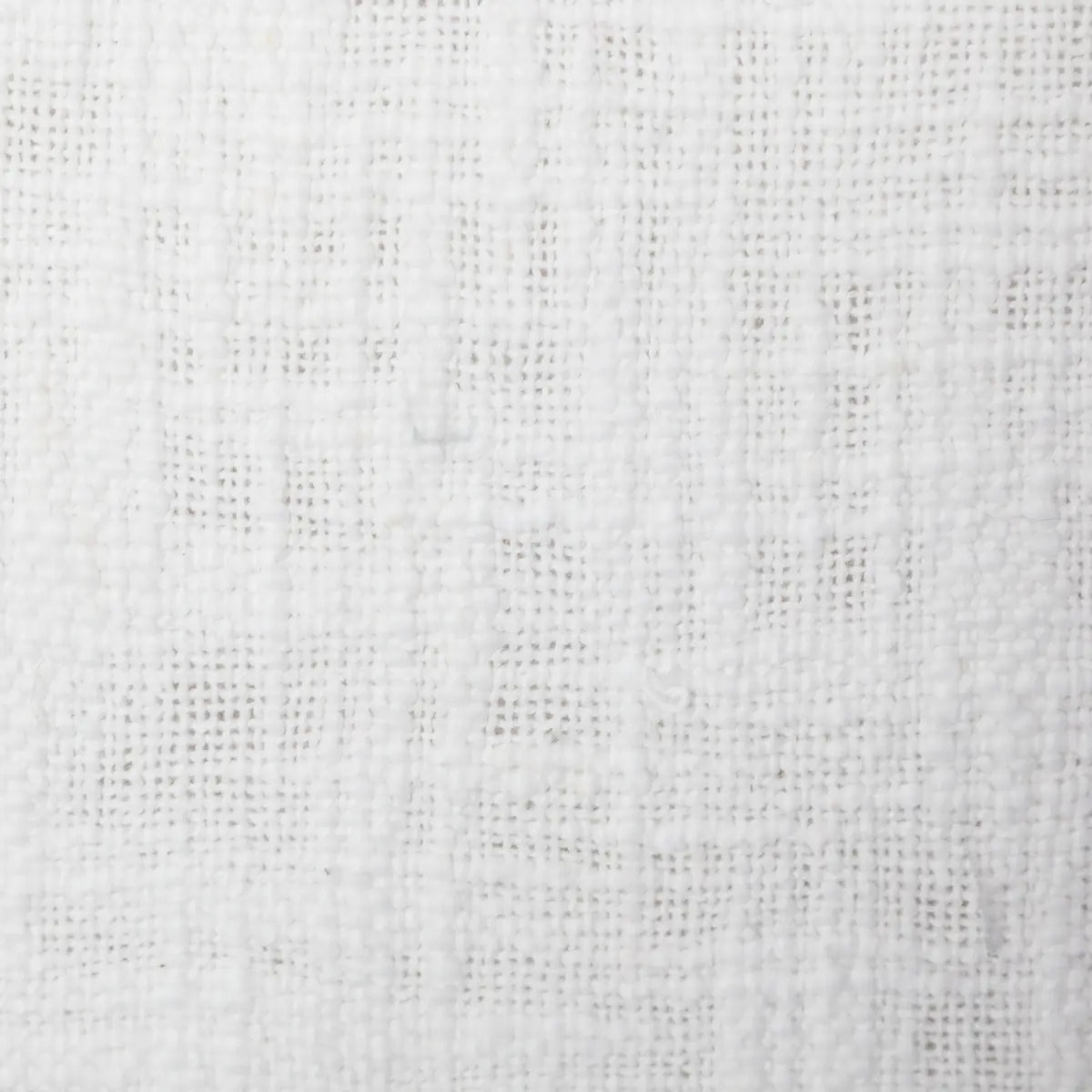 Housse de coussin "Slub" blanc 40x40cm