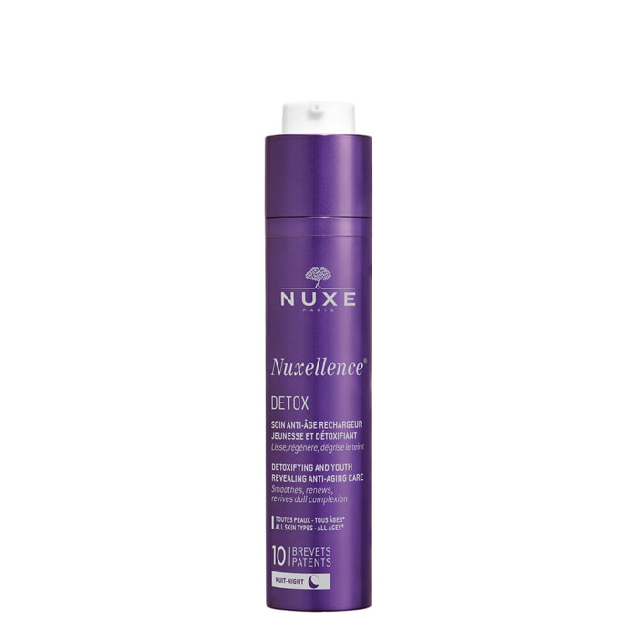 Soin Anti-Âge Rechargeur Jeunesse & Détoxifiant 50 ml - Nuxellence Detox - Tous types de peaux - 50 ml