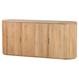 Aparador Madera Mango Marron Myra 180x45x80 Cm